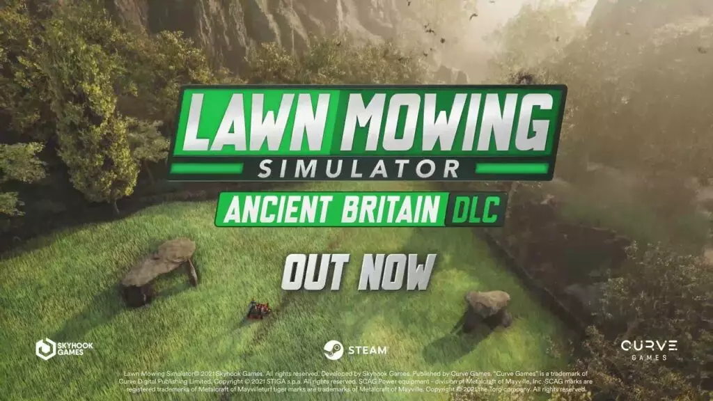 Lawn Mowing Simulator — Ancient Britain DLC Released for PC