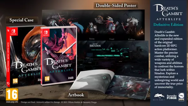 Death’s Gambit: Afterlife Special Boxed Edition for Nintendo Switch Sets Release Date