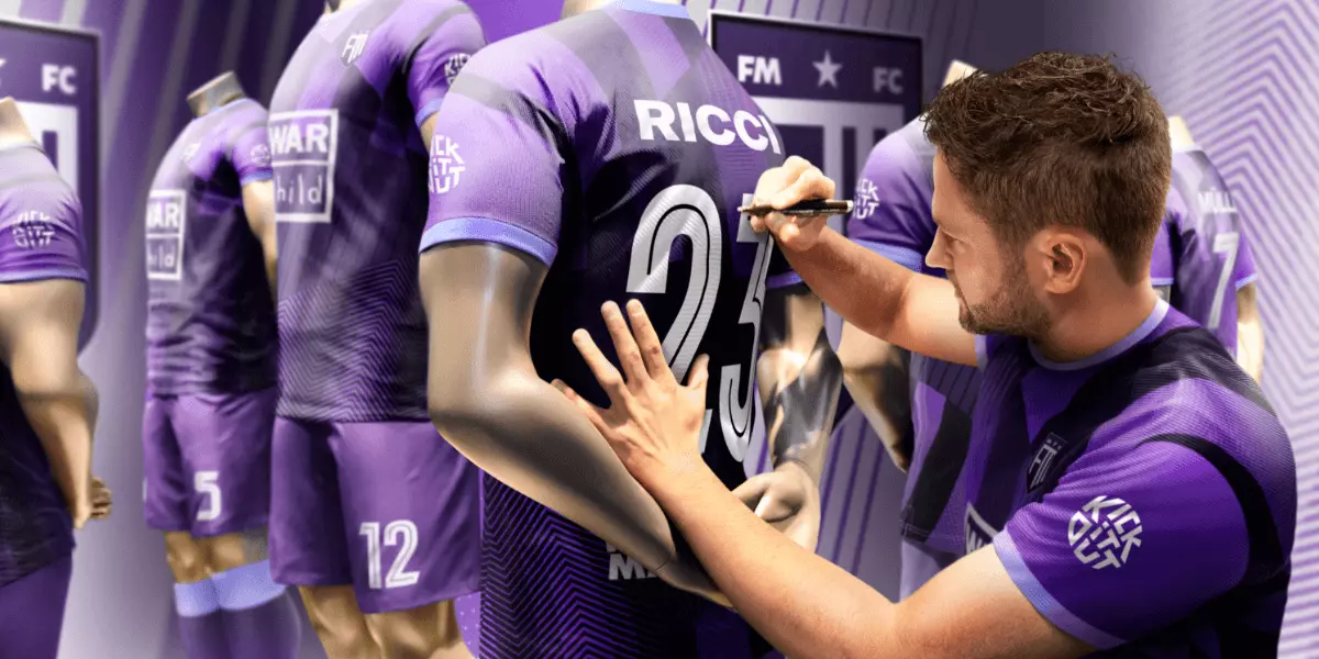 FM 23 Best Young Right Wingers - Game key art