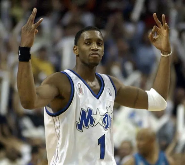 Tracy McGrady build - T-Mac celebrating scoring