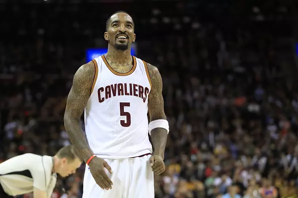 J.R. Smith build - Smith reacting during a game