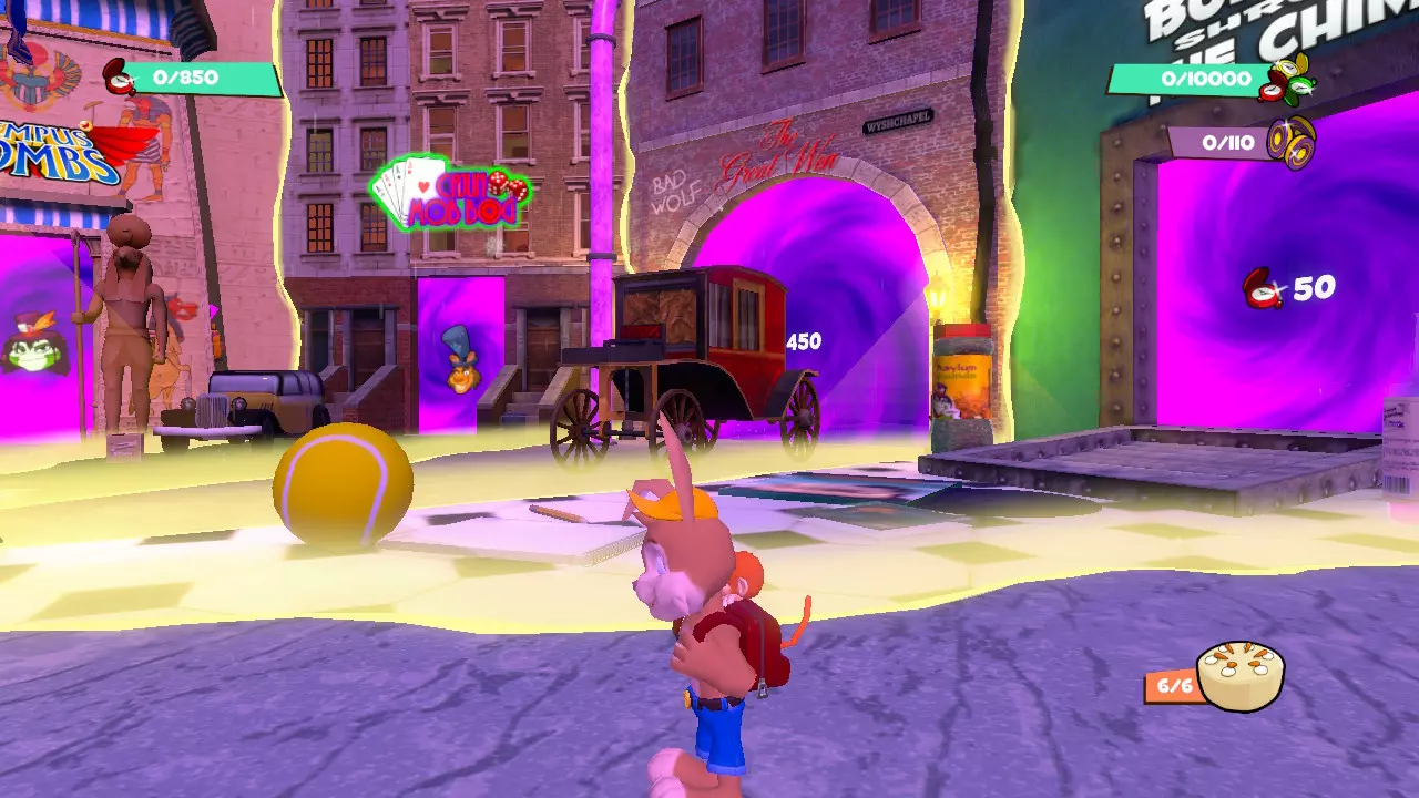 Clive 'N' Wrech Review - Main hub area