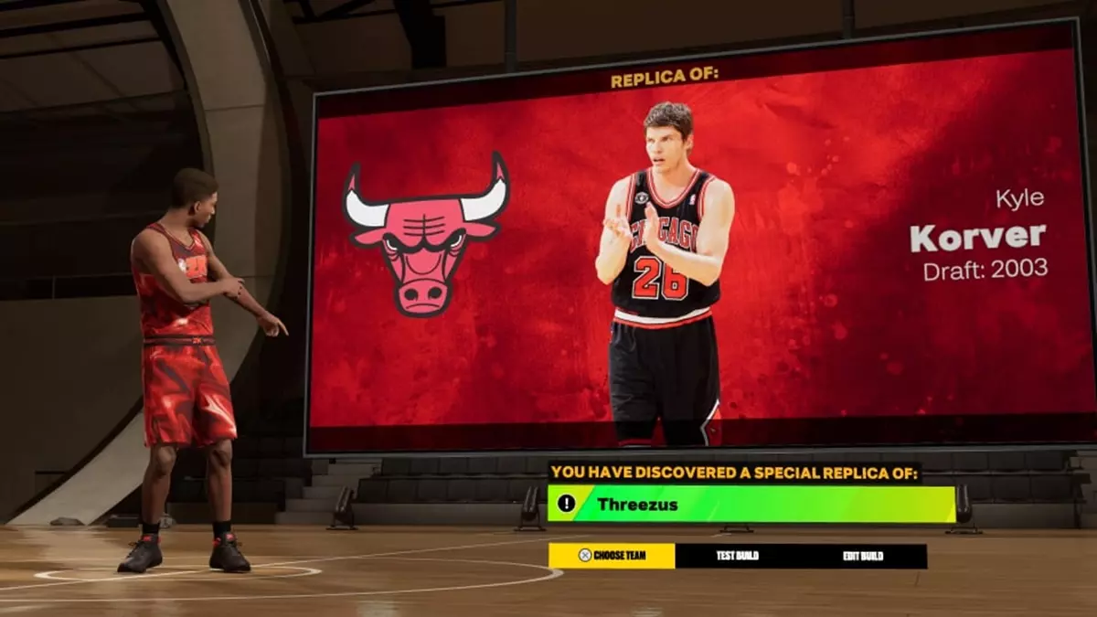 Replica Kyle Korver Build easter egg in Nba 2K23