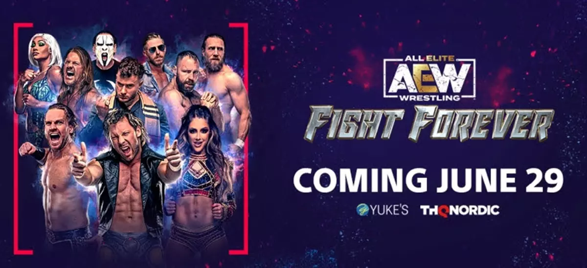 AEW Fight Forever release date art