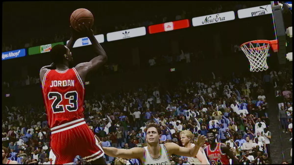 Best Shooting Badges - Image of Michael Jordan shooting in NBA 2K23