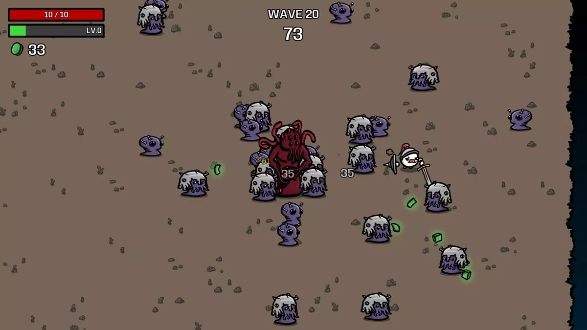 Brotato Chunky Build Guide - image from gameplay