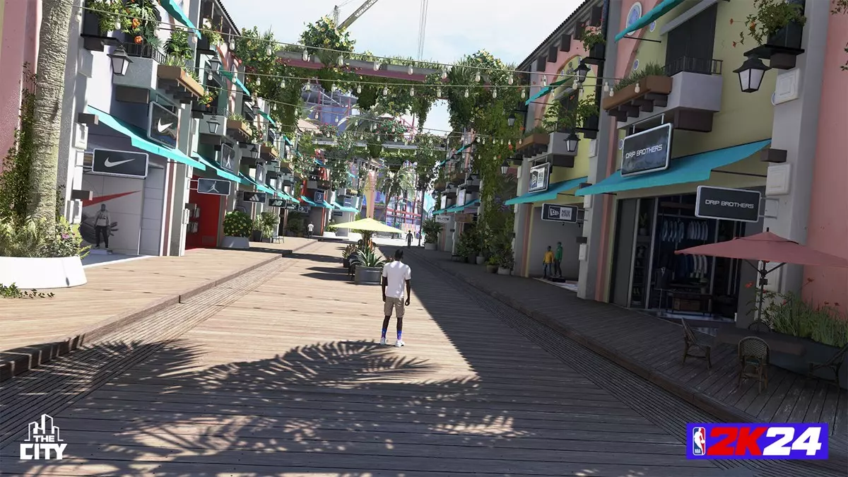 NBA 2K24 best point guard build - image from the city