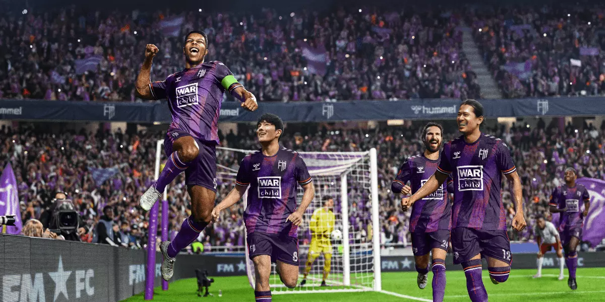 Football Manager 2024 best young strikers - key art