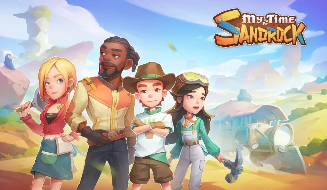 My Time at Sandrock key art