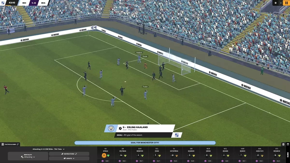 FM24 Best Goalkeeper wonderkids - image from gameplay