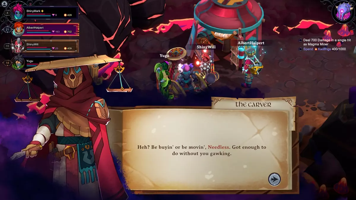 Inkbound Steam Deck Performance - image from gameplay