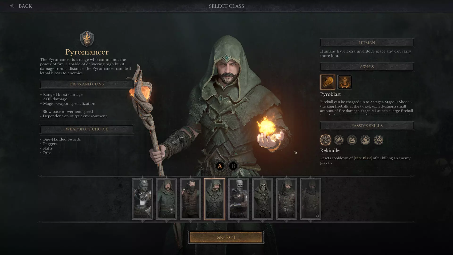 Dungeonborne Classes guide - image from gameplay