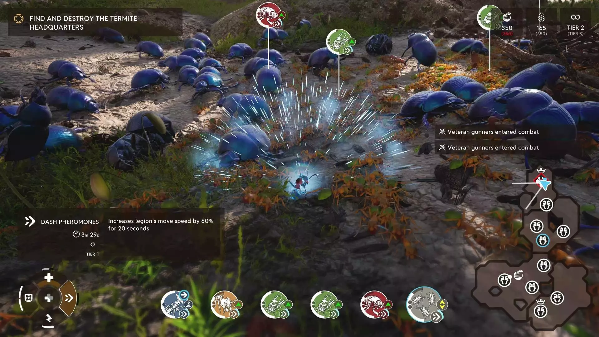 Empire of the Ants Nest Upgrade Guide - image from gameplay