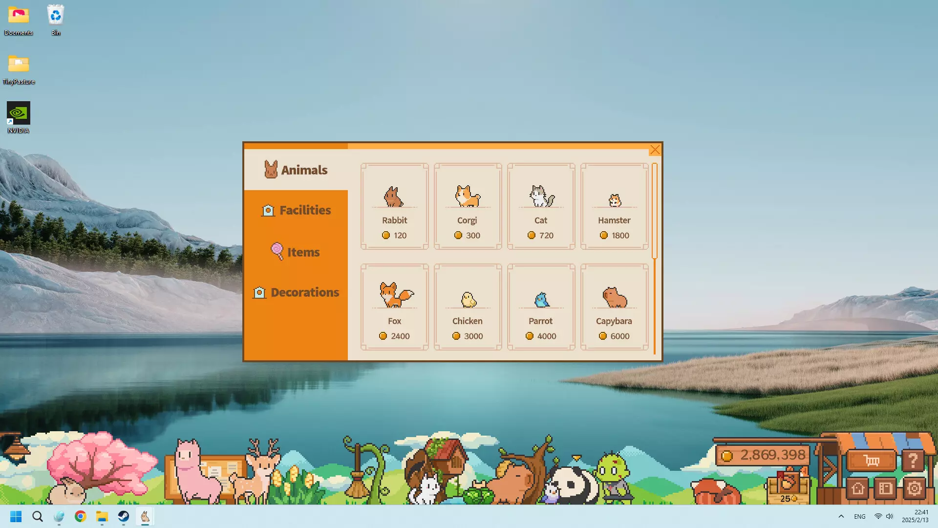 Tiny Pasture Animals Guide