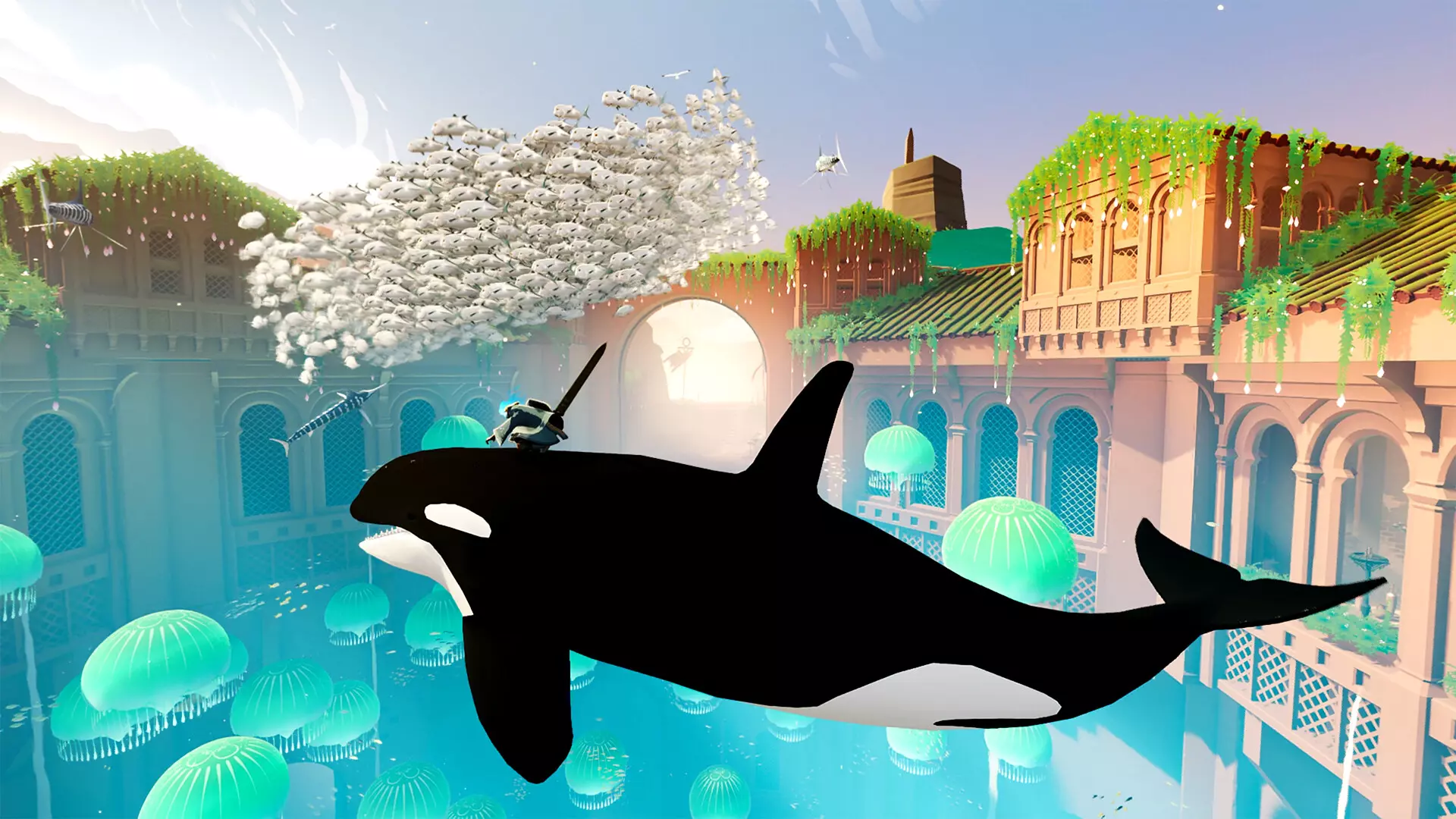 Sword of the Sea Rideable Animals Guide - image from gameplay