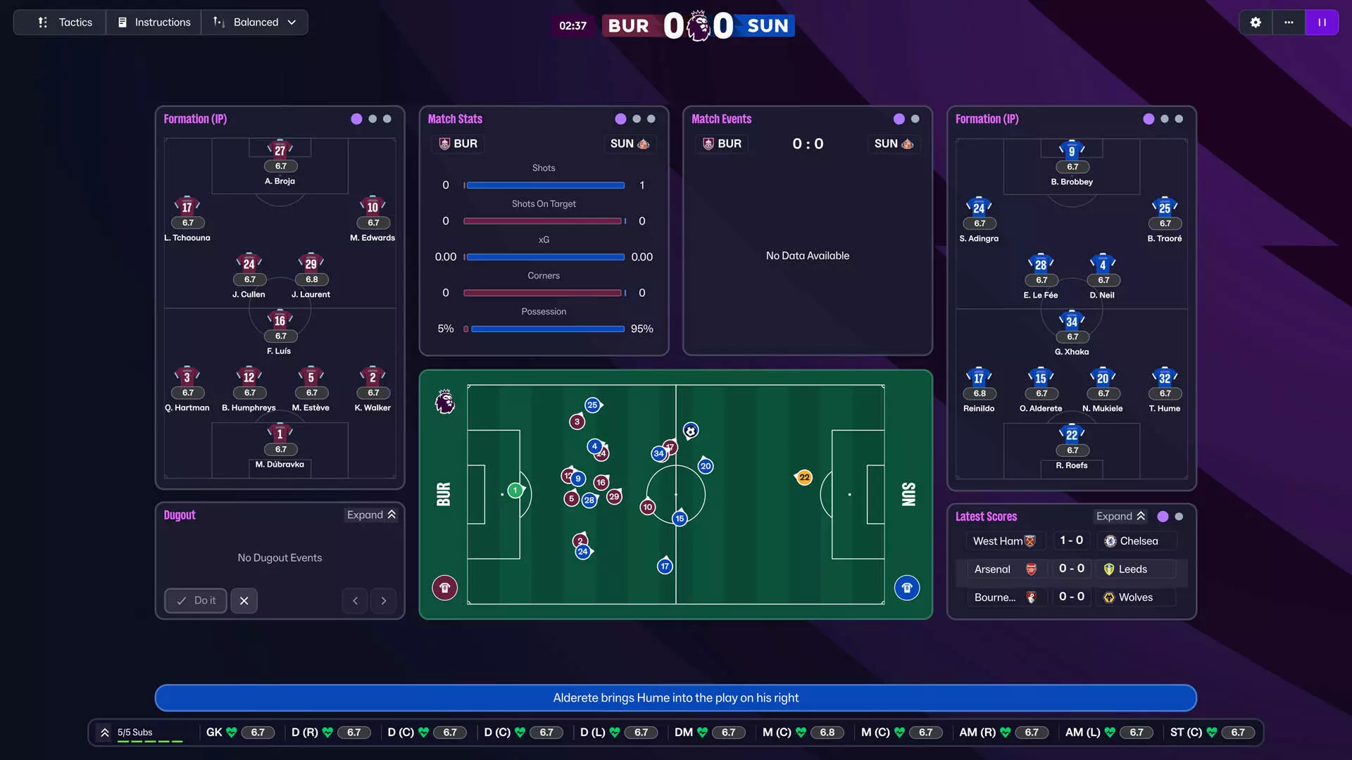 FM26 Wonderkid XI - image from gameplay