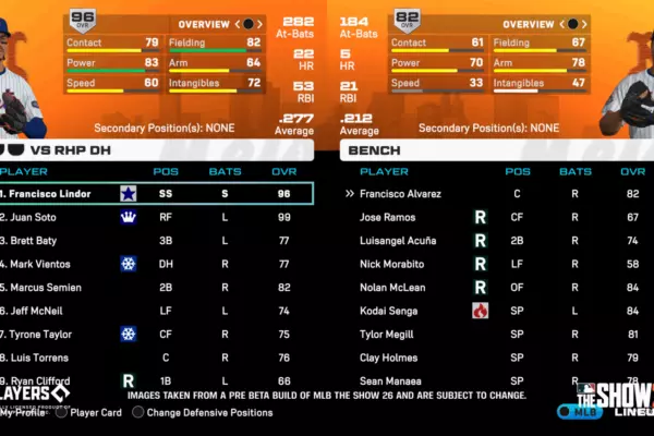 MLB The Show 26 Batting Stance Guide