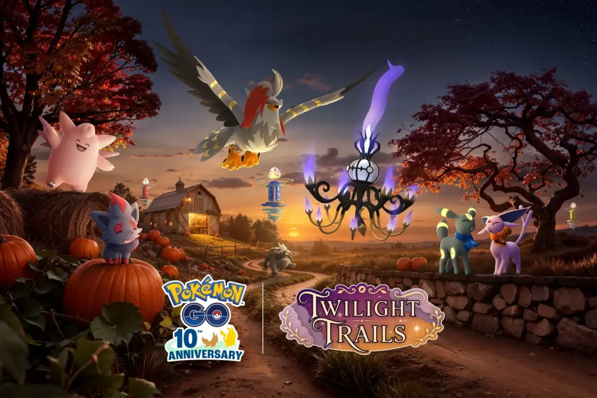 Pokemon GO Twilight Trails: Mega Staraptor and Mega Chandelure are Coming to the Game