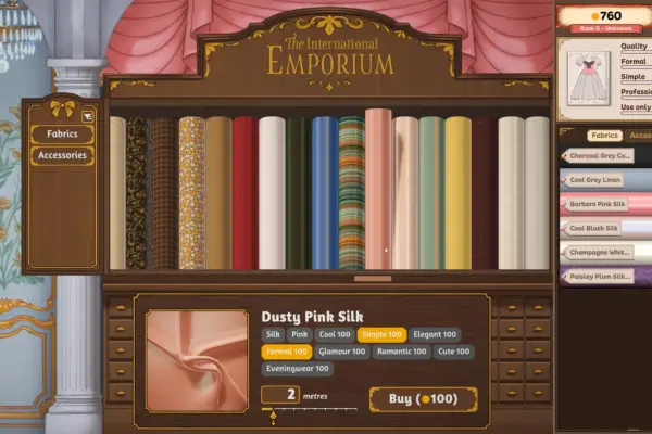 Steam/PC Hit Dressmaker Changes Job Simulation Genre For Good